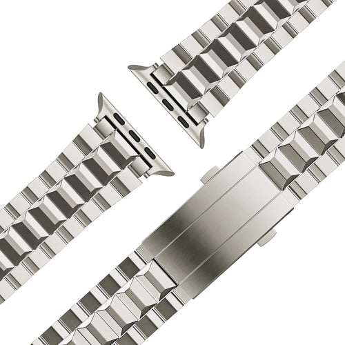 Bandz Apple Watch titanium band 'Deluxe' (titanium)