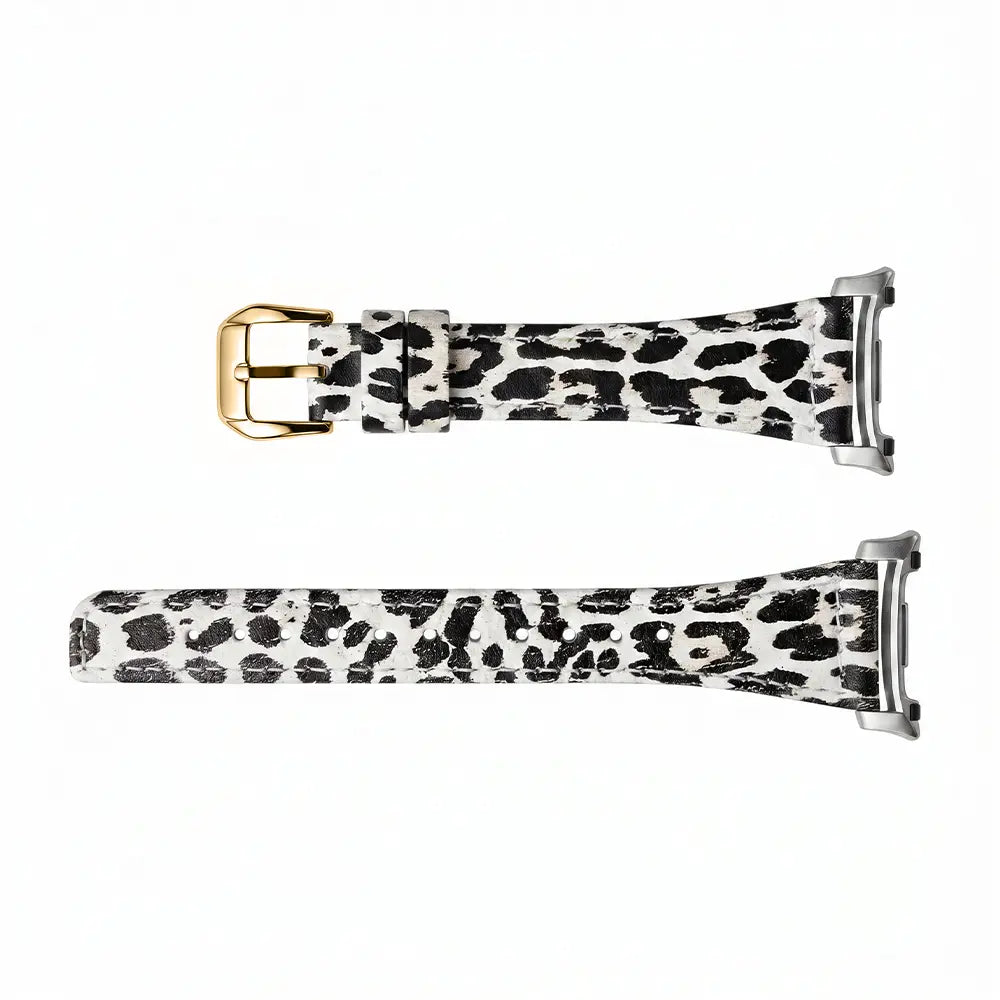 Samsung Galaxy Watch 9 - 44mm leren bandje (Leopard)