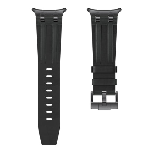 Samsung Galaxy Watch Ultra 2 solide lederen band (zwart)
