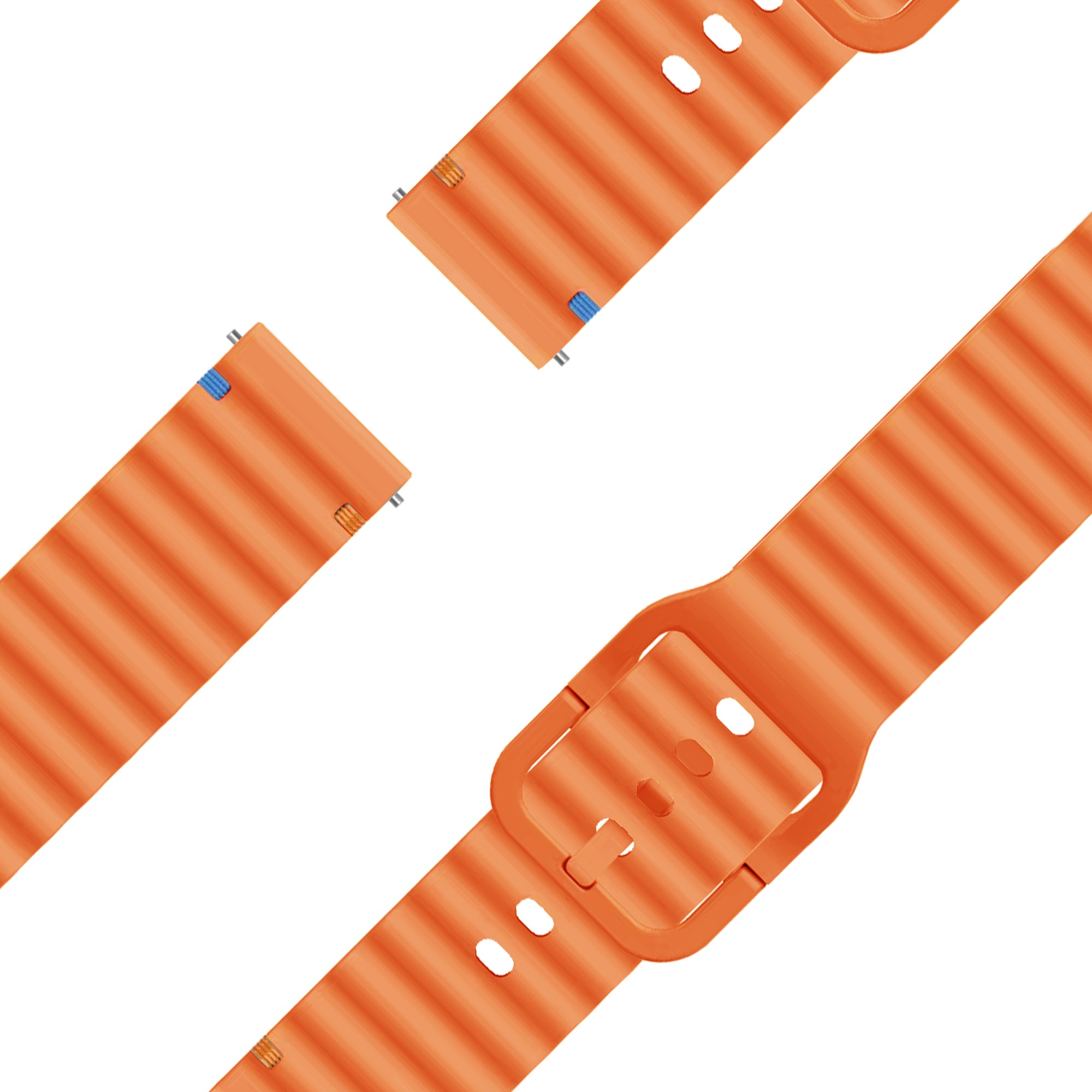 Bandz Garmin Bounce 2 siliconen band 'Wave' (oranje)