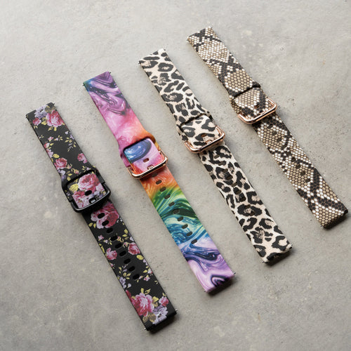 Pink Flower Withings Steel HR Sport Strap