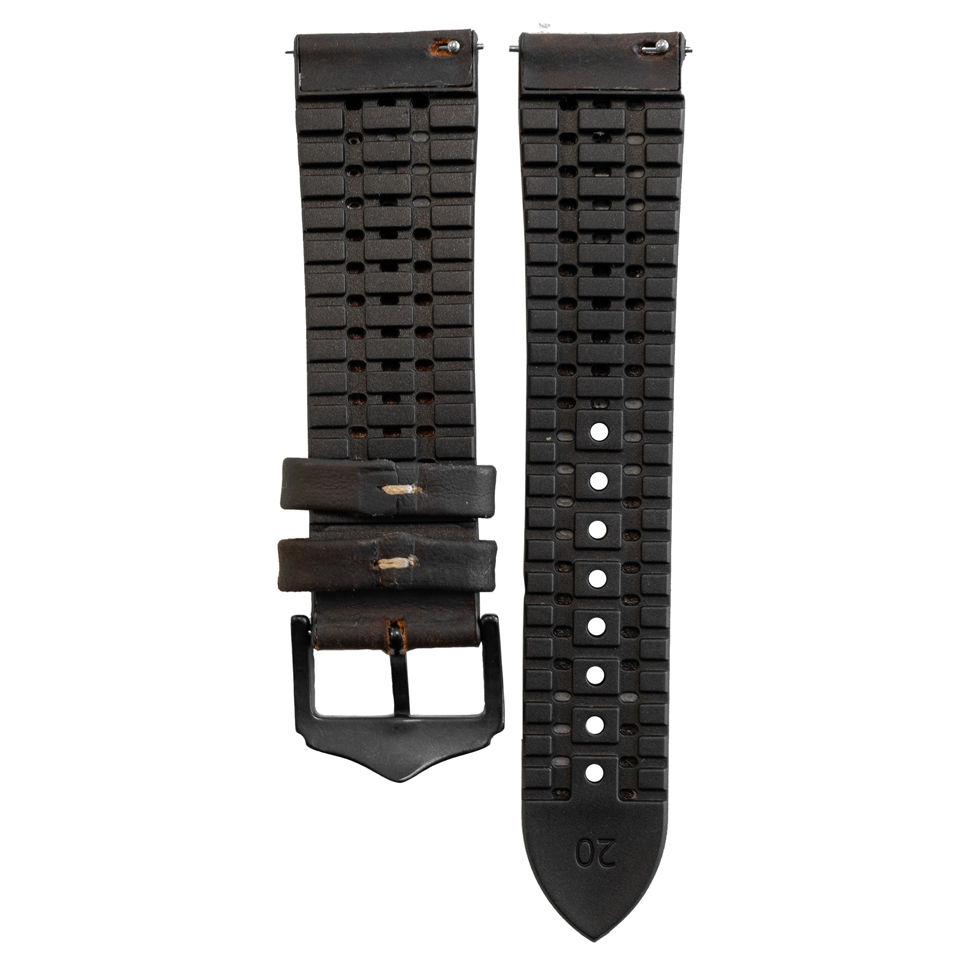 Withings ScanWatch Nova Leather / Silicone Strap (Brown)