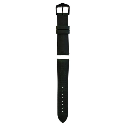 Withings Steel HR Sport siliconen/leren bandje (groen)