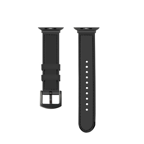 Nylon Hybrid Strap, green, laid flat, separate parts, direct top view