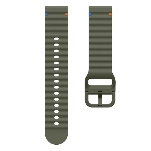 Amazfit Bip 6 Wave Silicone Strap (Army Green)