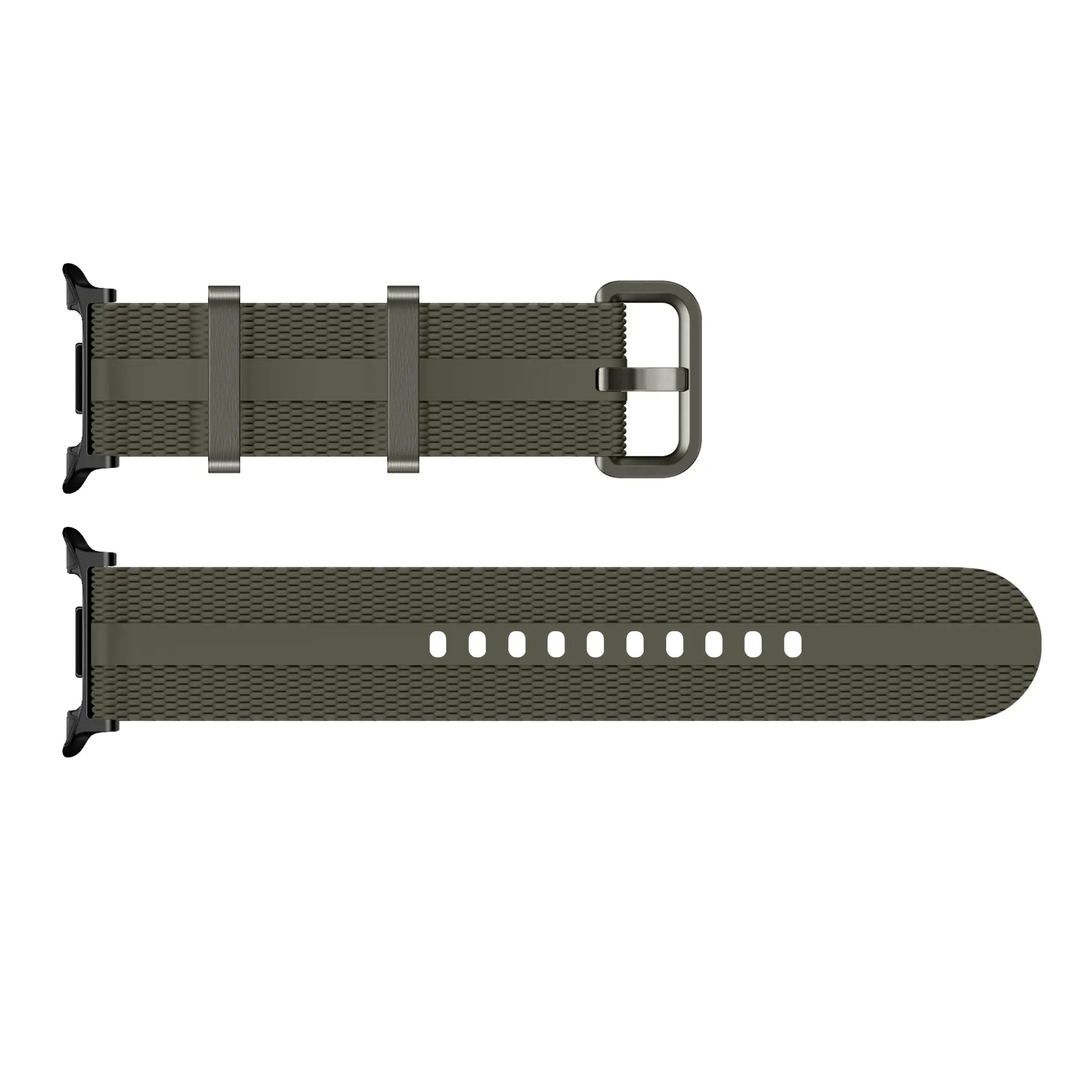 Samsung Galaxy Watch 9 - 44mm Silicone Active Strap (Army Green)