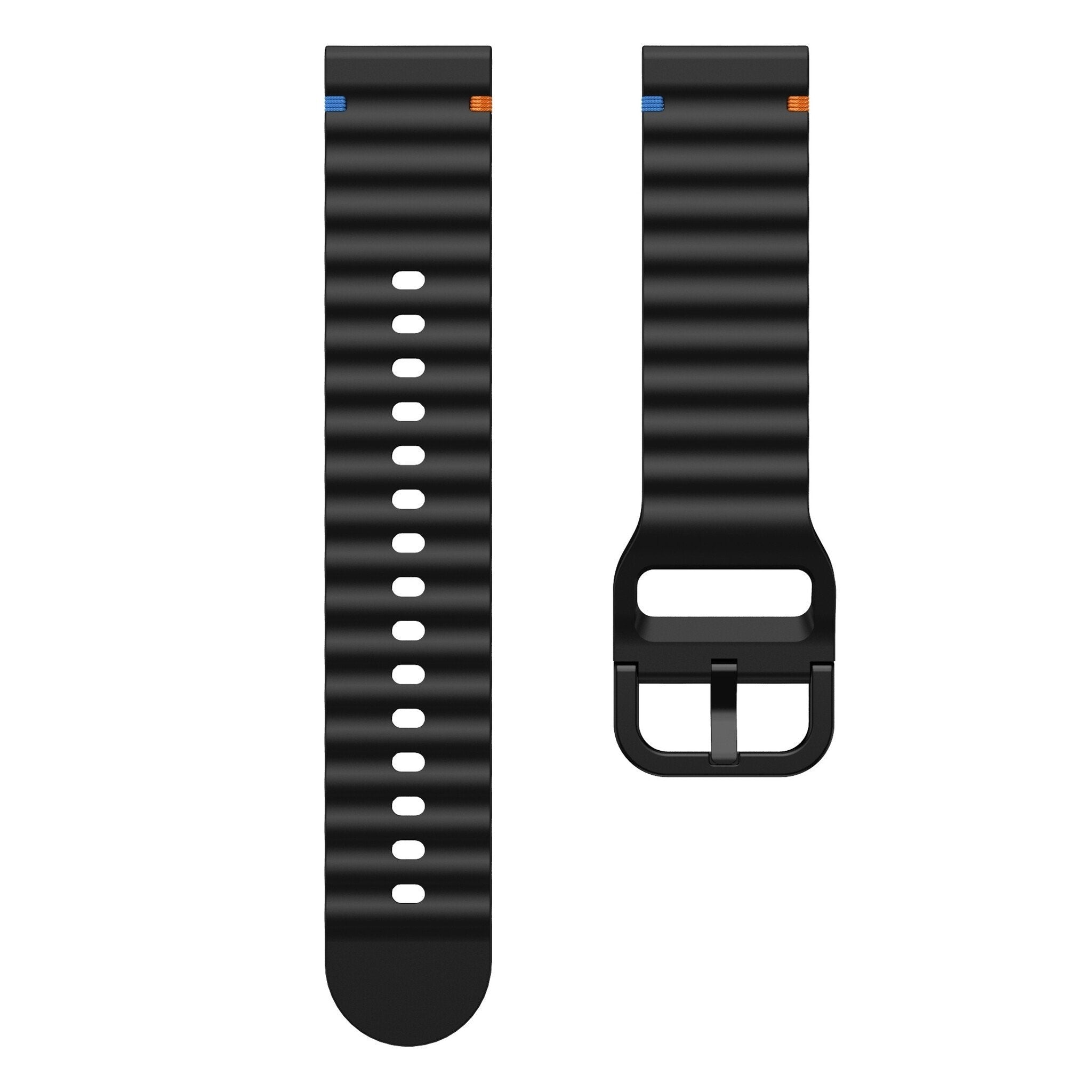 CMF Watch Pro 2 wave siliconen bandje (zwart)