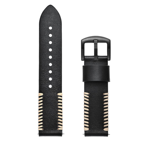 CMF Watch 3 Pro Stitched leren band (zwart)
