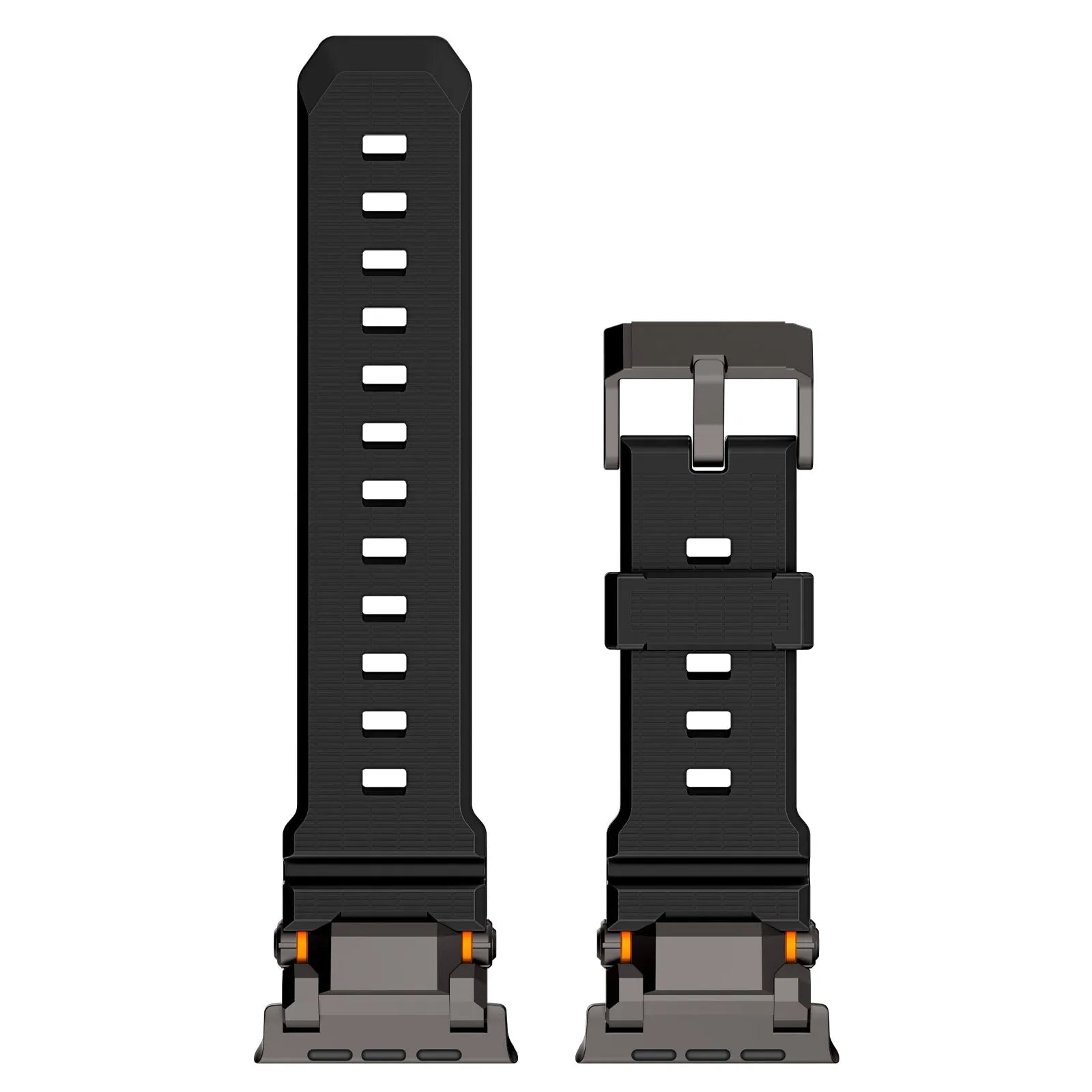 Apple Watch 'Adventurer' siliconen band (zwart met zwart)