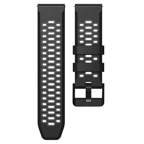 Coros Apex 4 - 46mm sport gesp bandje (zwart/grijs)