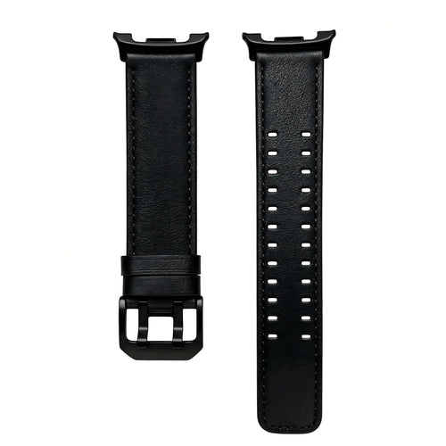 Samsung Galaxy Watch 9 - 44mm double pin leren band (zwart)