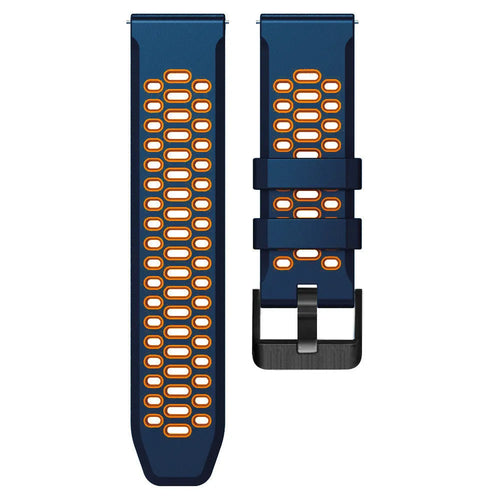 Coros Apex 4 - 46mm sport gesp bandje (blauw/oranje)
