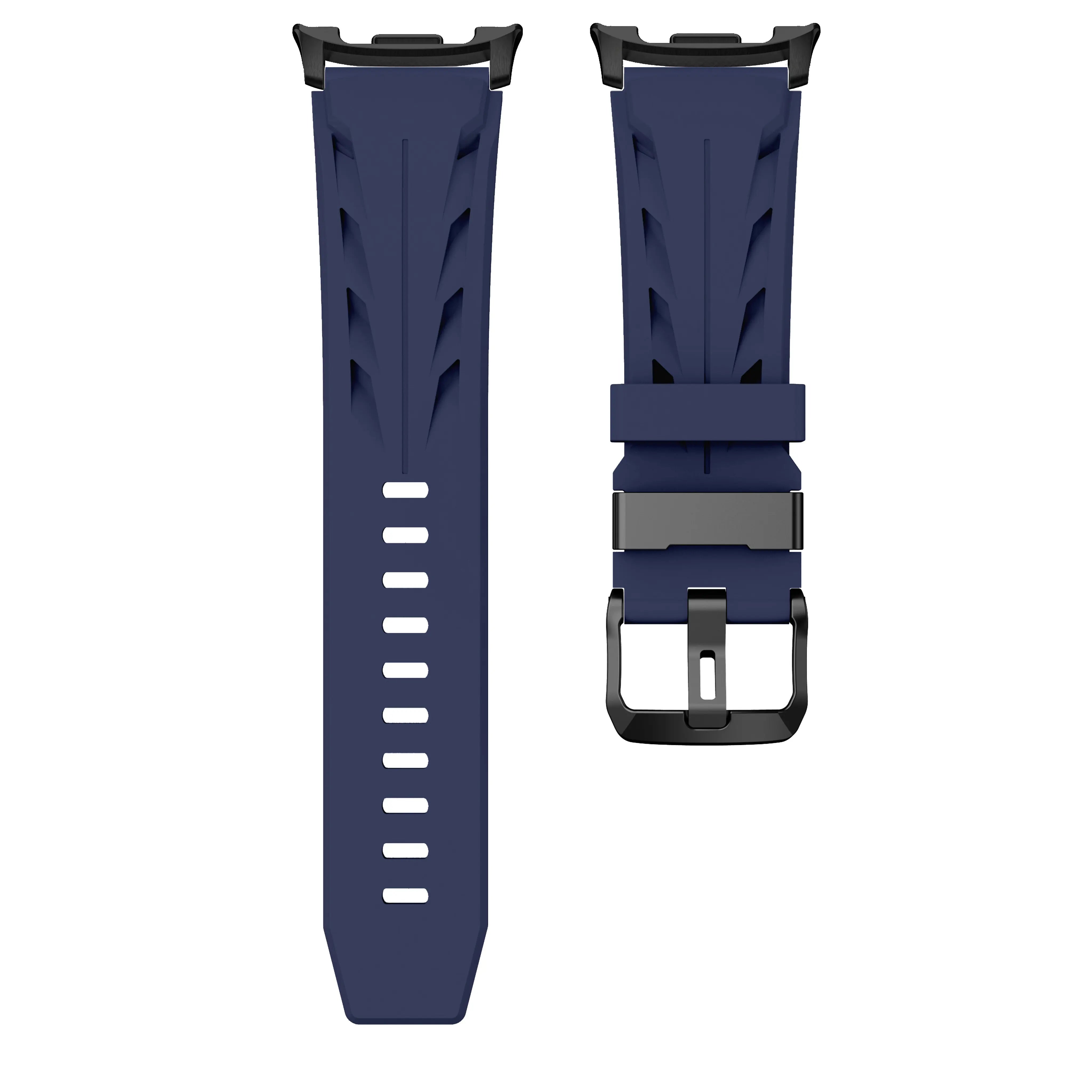 Samsung Galaxy Watch 9 - 44mm race siliconen band (donkerblauw)