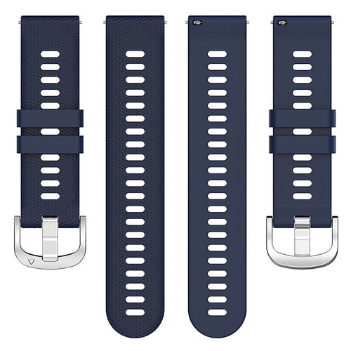 Coros Apex 4 - 42mm siliconen bandje (donkerblauw)