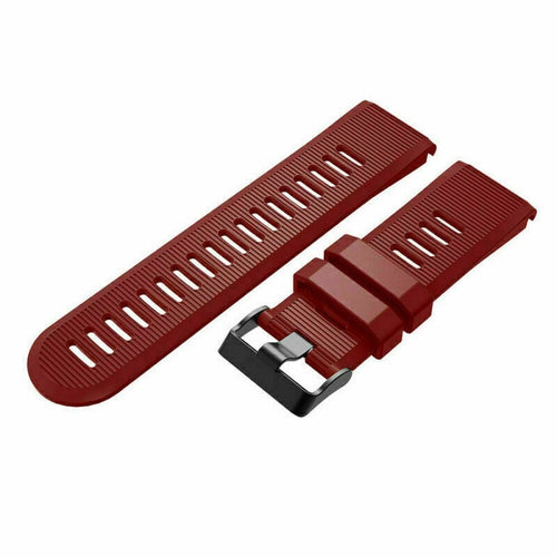 Garmin Tactix 8 - 51mm siliconen bandje (rood)