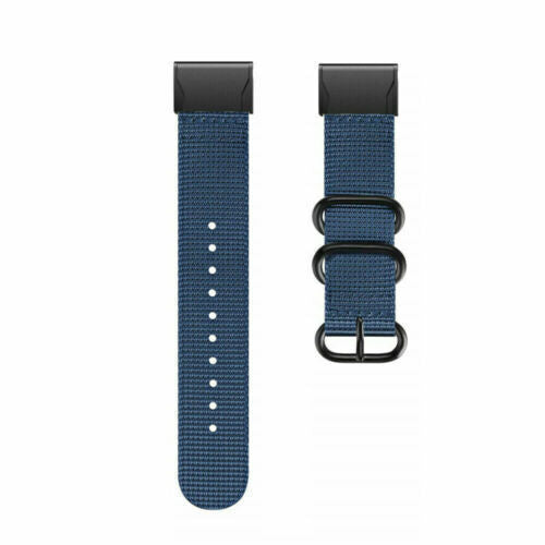 Garmin Fenix 8 Pro - 51mm nylon gesp band (blauw)