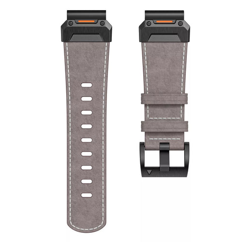 Garmin Approach S62 Genuine Leather Strap (Grey)