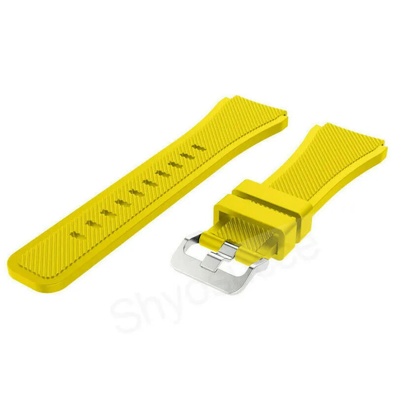 Coros Apex 2 Pro twill siliconen bandje (geel)