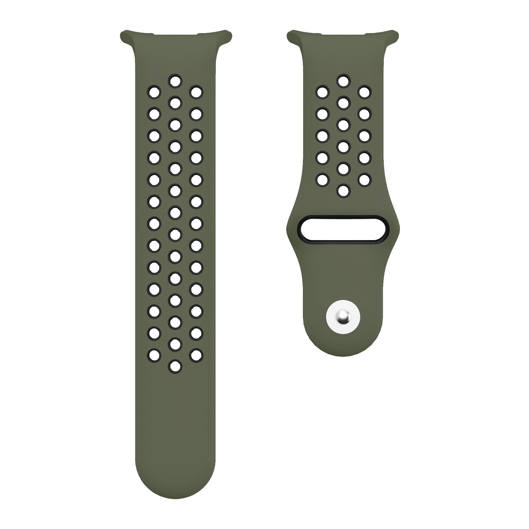 Samsung Galaxy Watch Ultra sport band (legergroen/zwart)