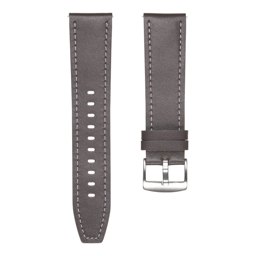 OnePlus Watch 'One Push' Leather Strap (Grey)