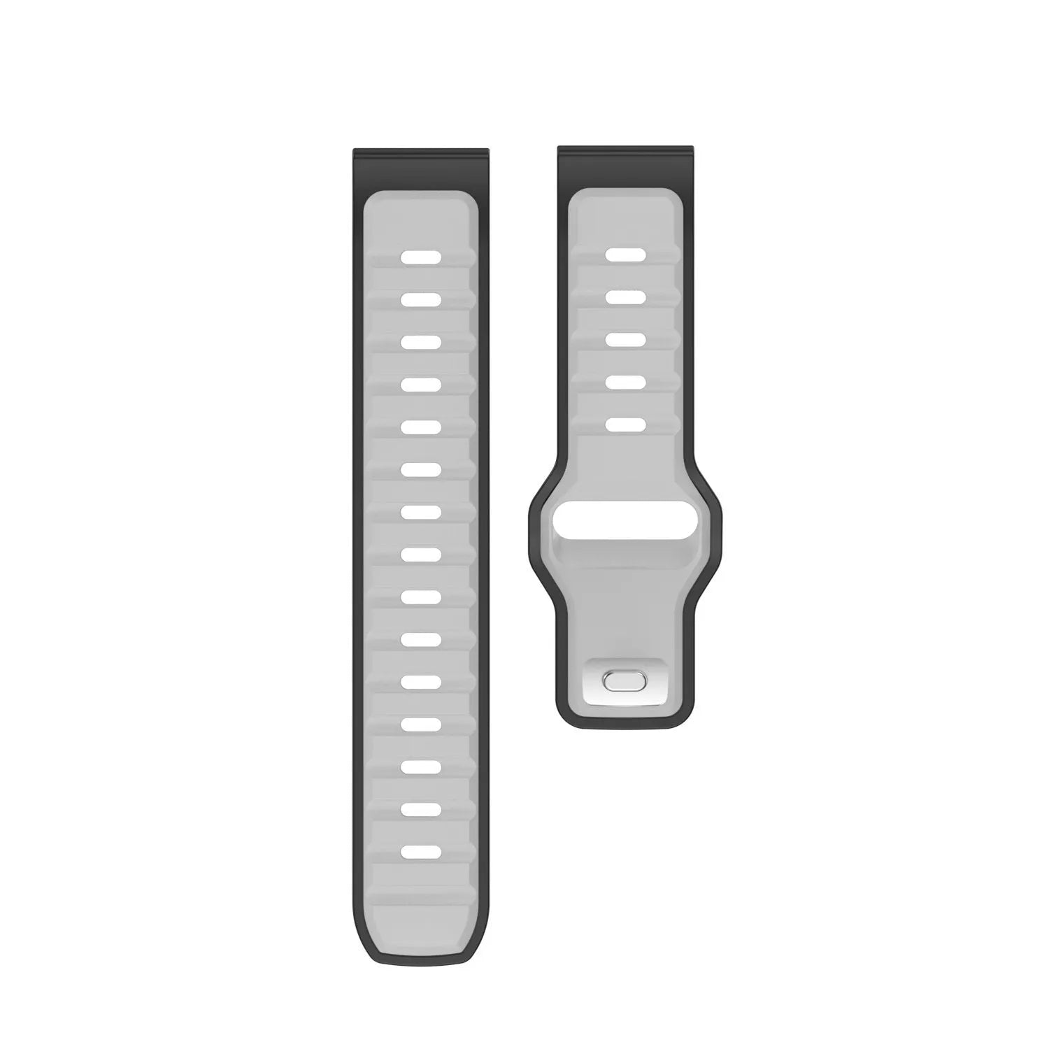 Amazfit GTR Mini outdoor duo siliconen bandje (grijs/zwart)