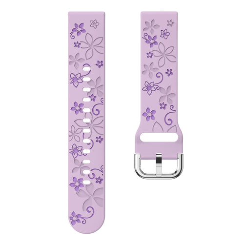 ICE Smart ST 2.0 Round 1.20 Flower siliconen band (lavendel/paars)