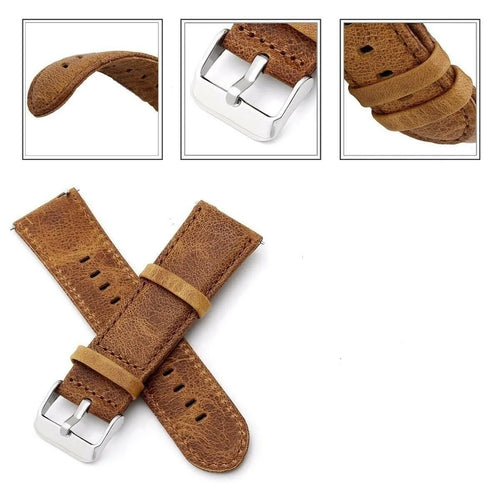 OnePlus Watch 3 - 46mm leren bandje (bruin)