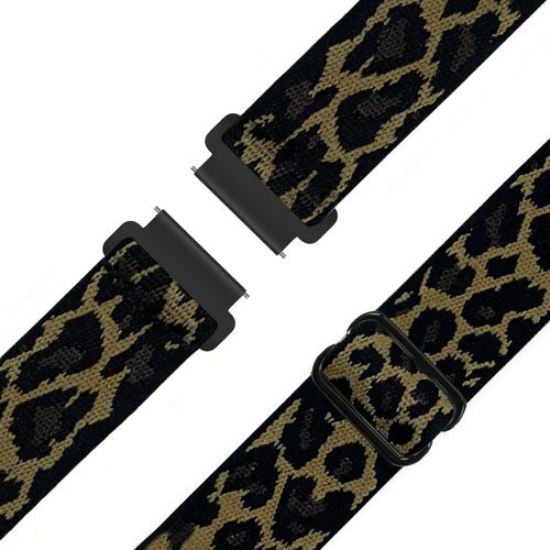 Bandz Gard Pro Health Smartwatch 3 - 41mm Elastic Nylon Strap ('Leopard')