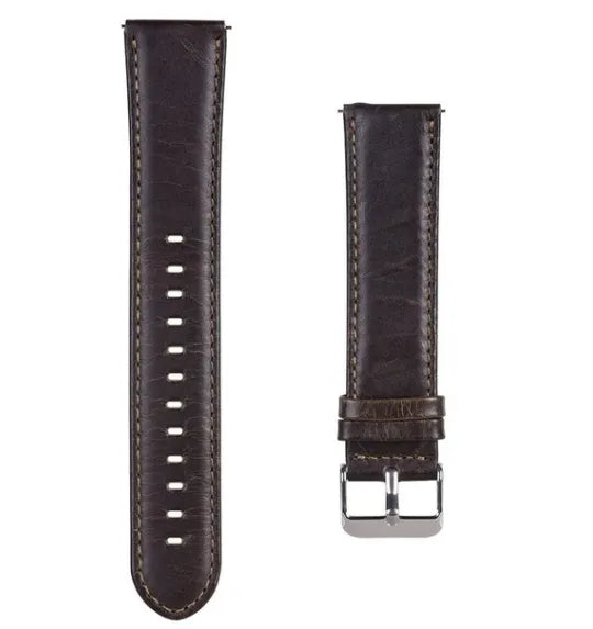 Coros Apex 2 Leather Strap (Dark Brown)