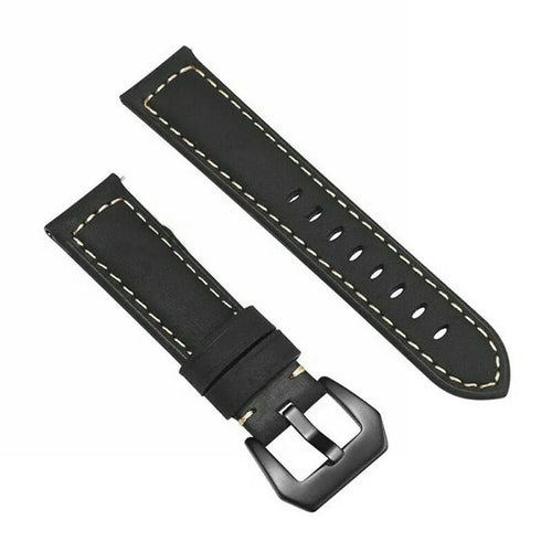 Suunto Nautic S leren bandje (zwart)