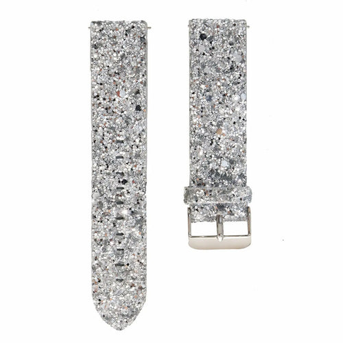 Amazfit GTS 4 Glitter Leather Strap (Silver)