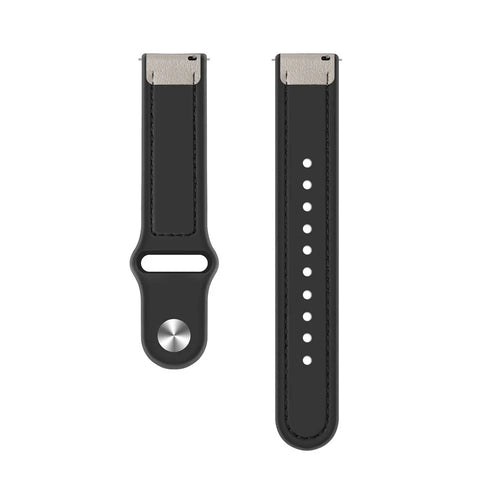 Suunto Race 2 Leather Hybrid Strap (White)