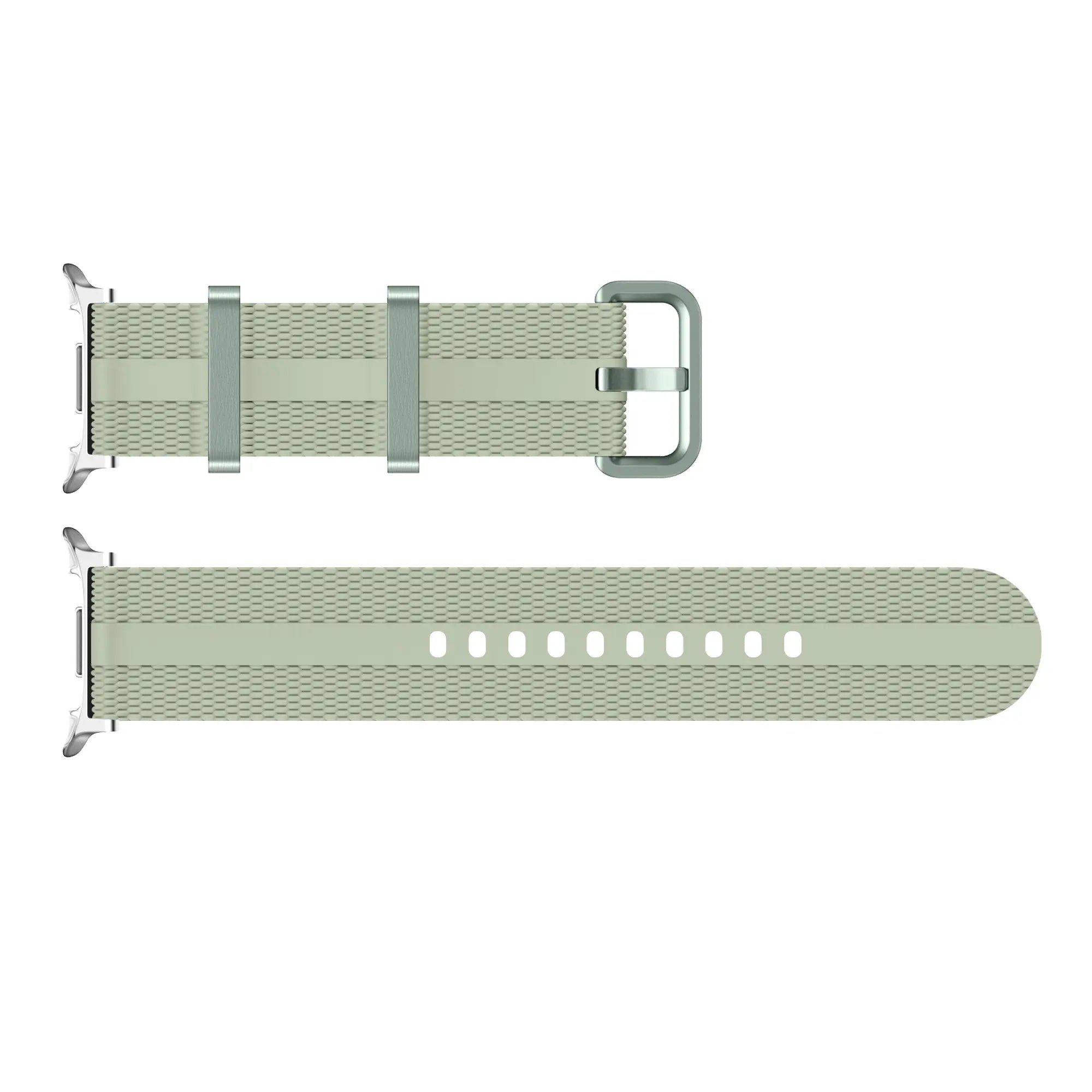 Samsung Galaxy Watch 9 - 44mm siliconen active band (lichtgroen)