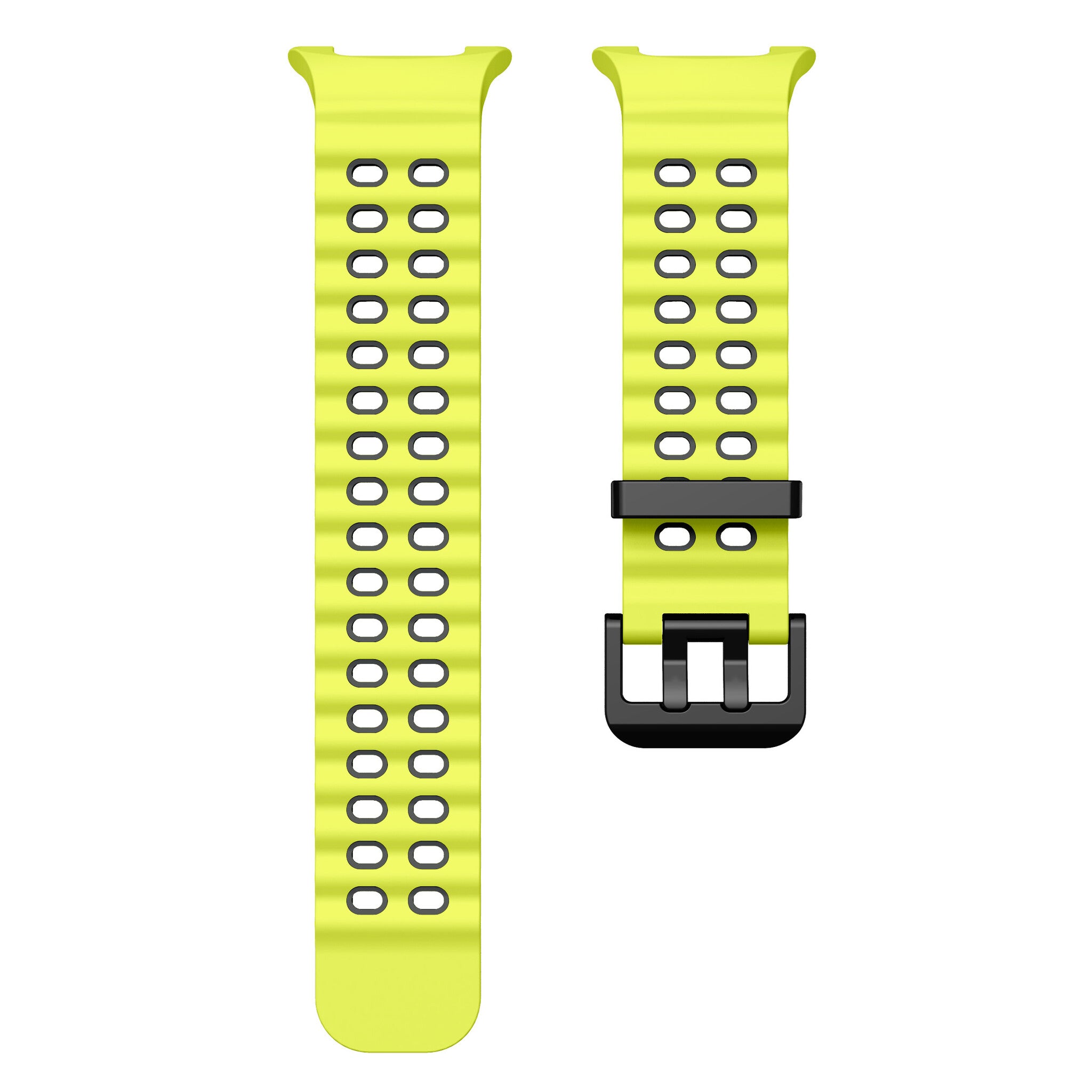 Samsung Galaxy Watch 9 - 44mm Ocean bandje (lime/donkergrijs)