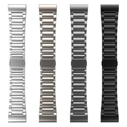 Magnetic Titanium Strap, black, laid flat, separate parts, direct top view