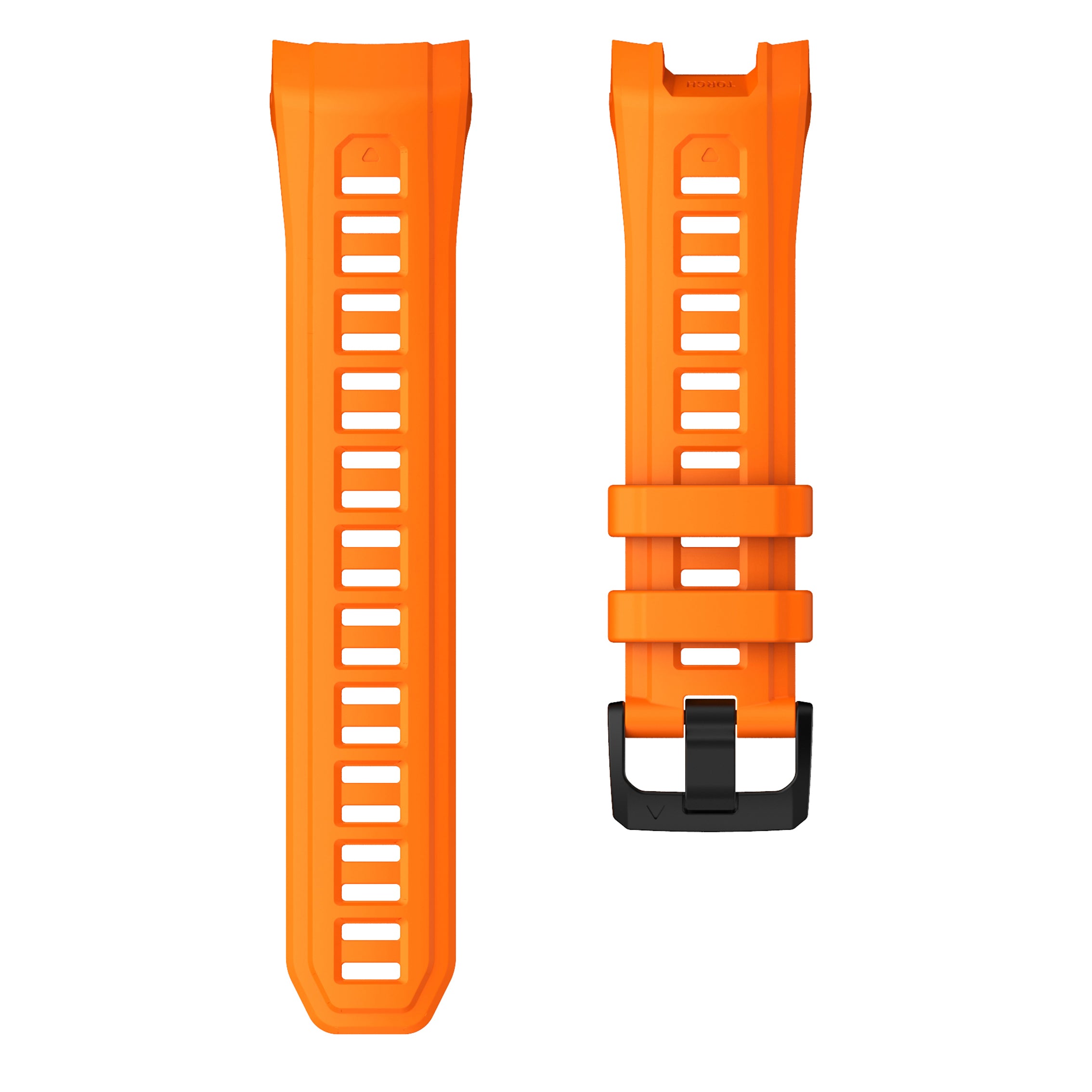 Garmin Instinct 3 - 45mm silicone band 'perfect fit' (oranje)