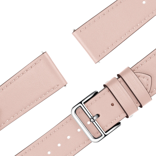 Bandz Garmin Forerunner 255s lederen band 'Deluxe' (roze)