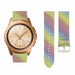 Samsung Galaxy Watch 42mm leren glitter band (kleurrijk)