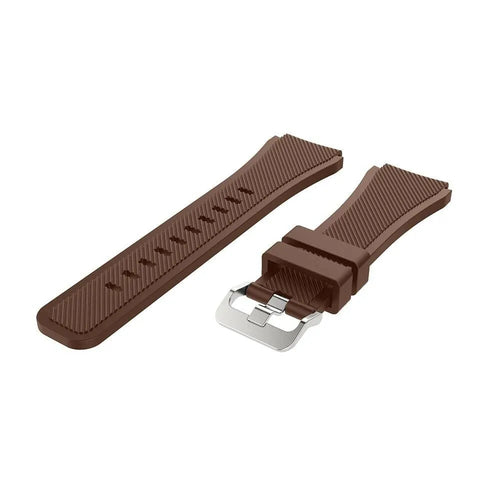 Gard Pro Health Smartwatch 3 - 48mm Twill Silicone Strap (Brown)