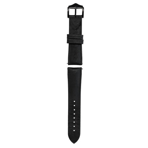 Huawei Watch GT 3 Pro 43mm siliconen / leren bandje (zwart)