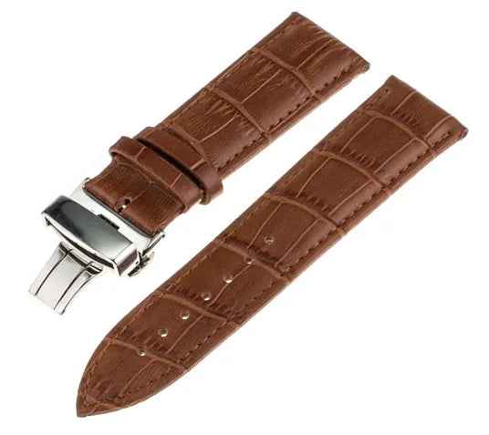 Amazfit GTS 4 Luxury Leather Strap (Brown)