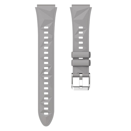 Huawei Watch GT 5 - 41mm premium silicone band (donkergrijs)