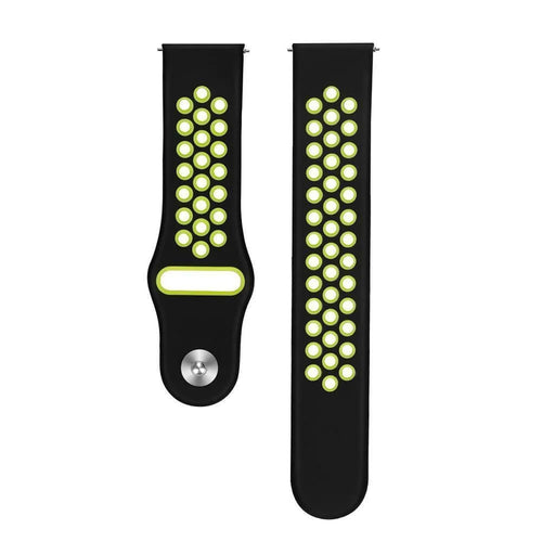 Coros Pace 2 sport bandje (zwart/geel)