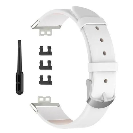 Huawei Watch Fit SE leren bandje (wit)