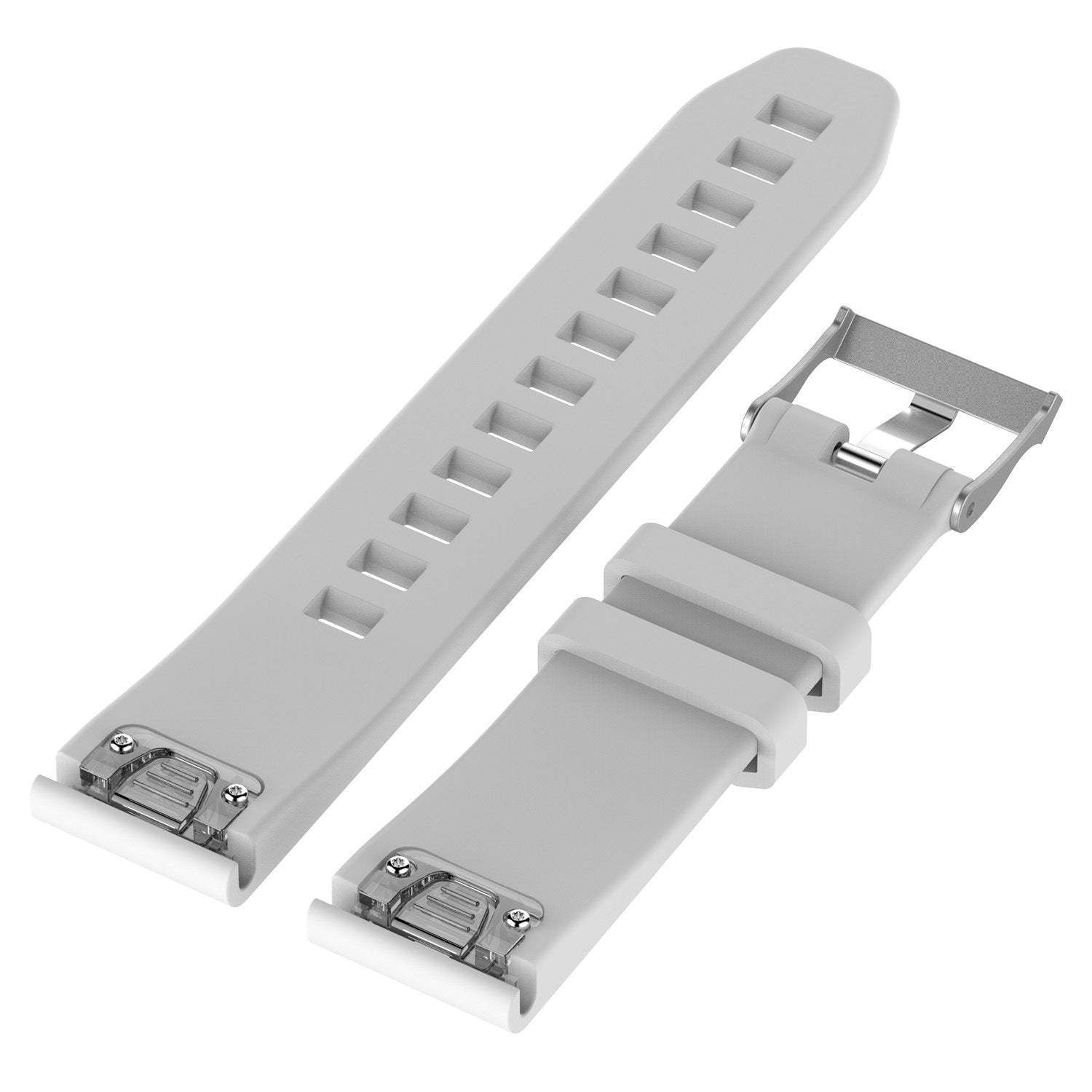 Garmin Approach S70 - 42mm glossy silicone band (wit)
