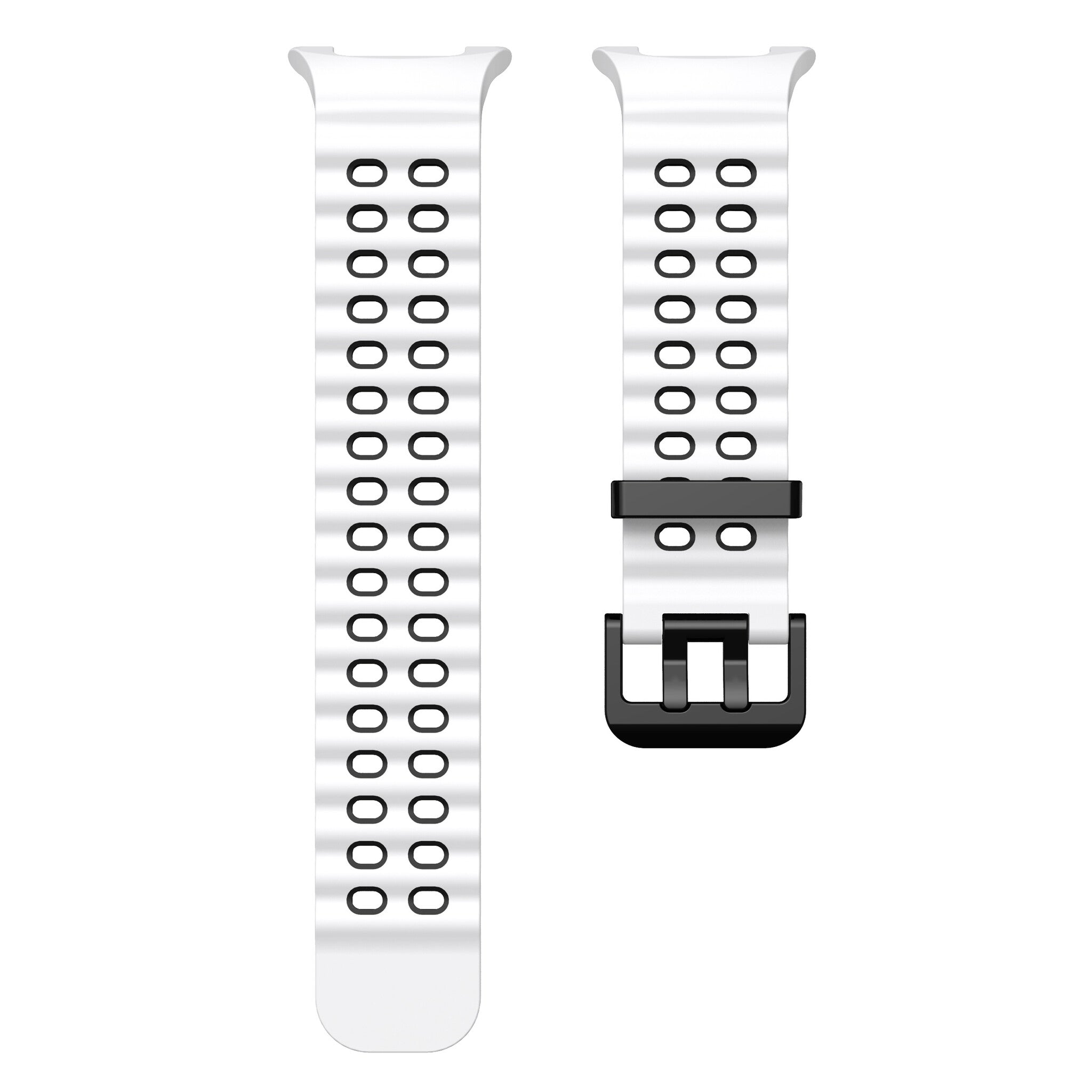 Samsung Galaxy Watch 9 - 44mm Ocean bandje (wit/zwart)