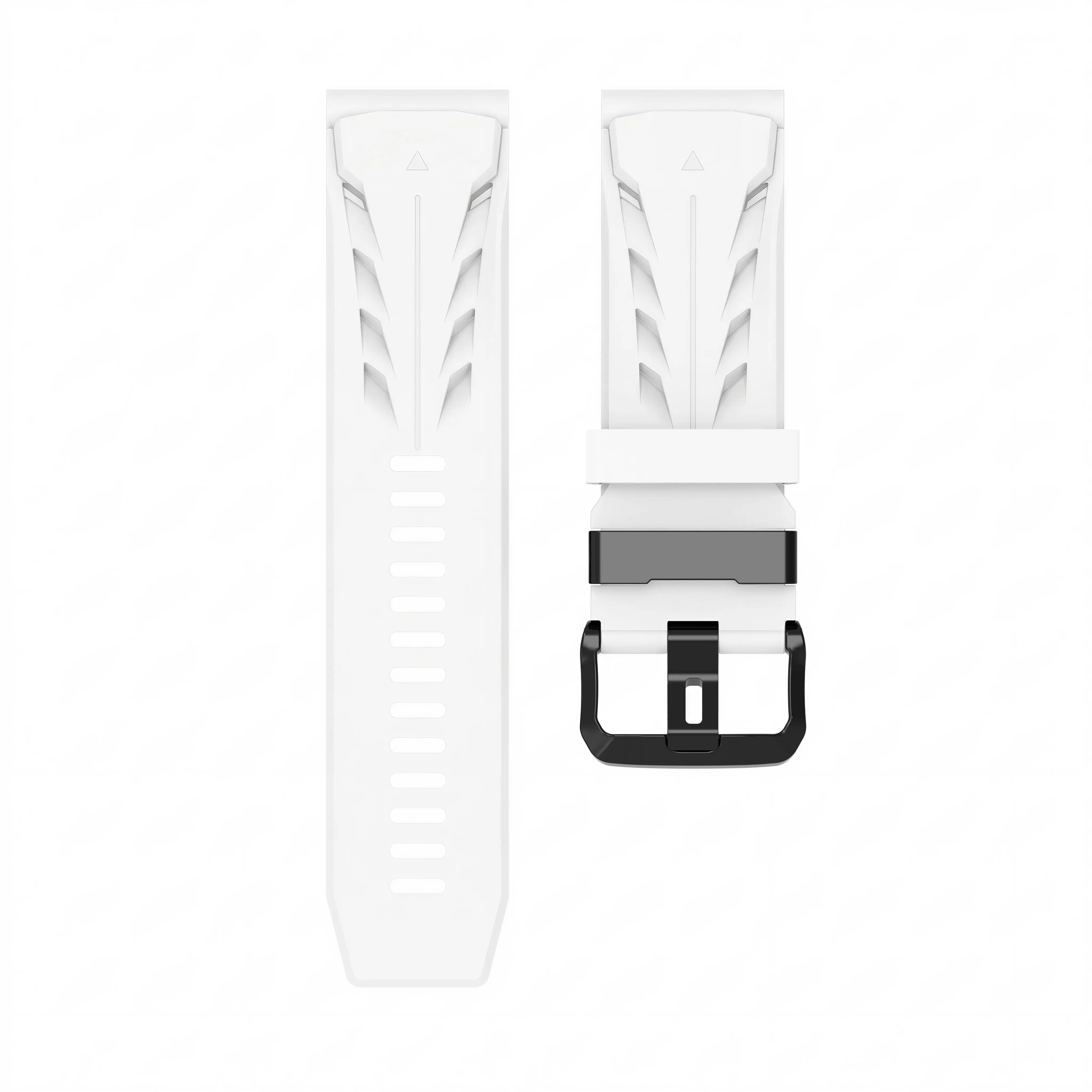 Garmin Quatix 5/6/7 Race Silicone Strap (White)