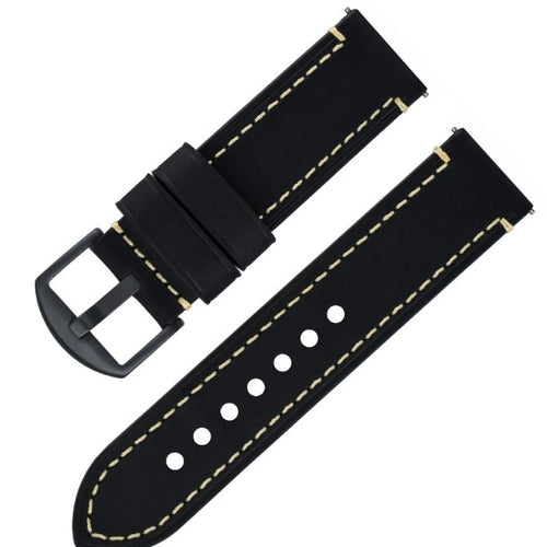 Withings ScanWatch 2 - 38mm Genuine Leather Strap (Black)