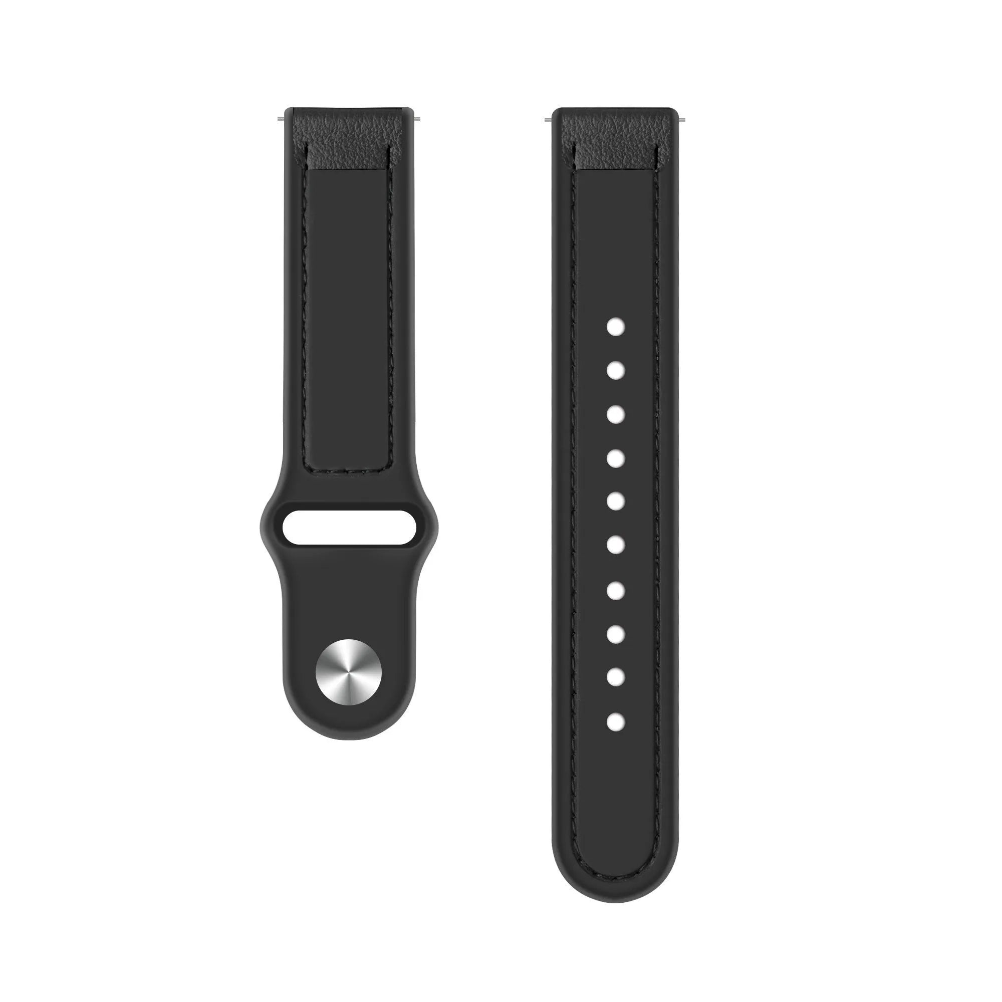 Suunto Race (S) leren hybrid bandje (zwart)
