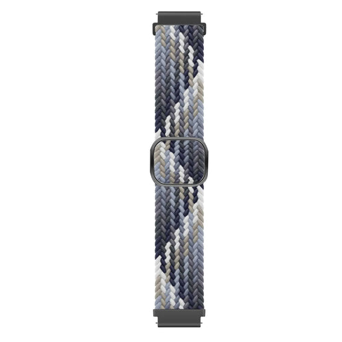 Nylon Adjustable Braided Strap, laid flat, joined, direct top view